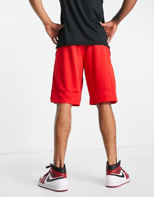 Nike Basketball Dri-FIT 8inch shorts in red, 2 of 4