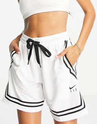 Nike Basketball Dri-fit Crossover Shorts In White