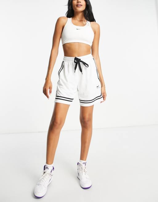 Nike Basketball Dri-FIT Crossover shorts in white