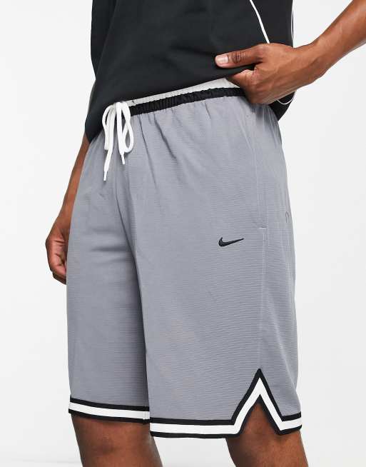 Nike Basketball Dri FIT DNA 10 inch shorts in gray