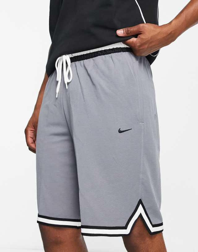 Nike Basketball Dri-FIT DNA 10-inch shorts in gray