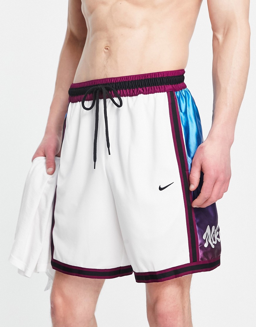 Nike Basketball Dri-fit Dna Shorts In White