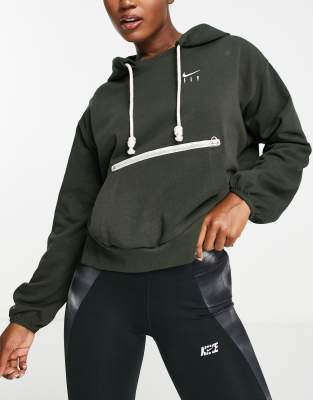 Dri-FIT hoodie in green-Gray