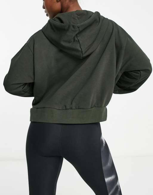 Nike Basketball Dri-FIT Hoodie in Green-Gray