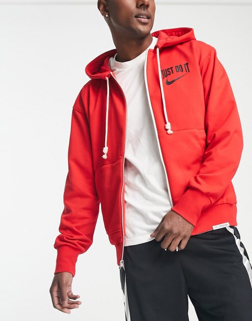 Red just do it hoodie new arrivals