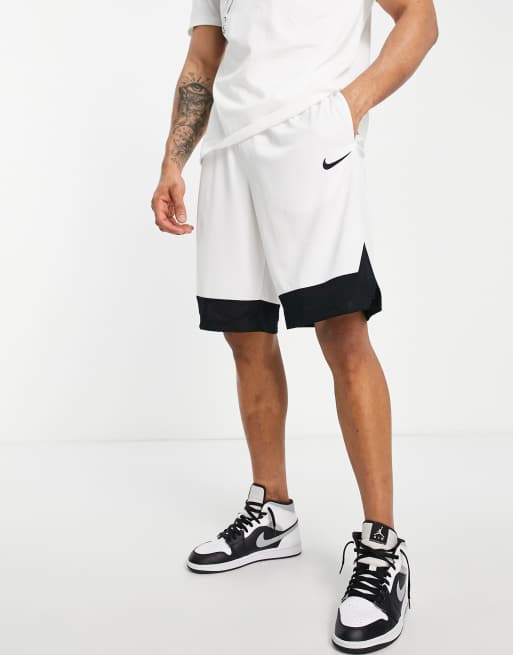 Nike Basketball Dri-FIT Icon shorts in white | ASOS