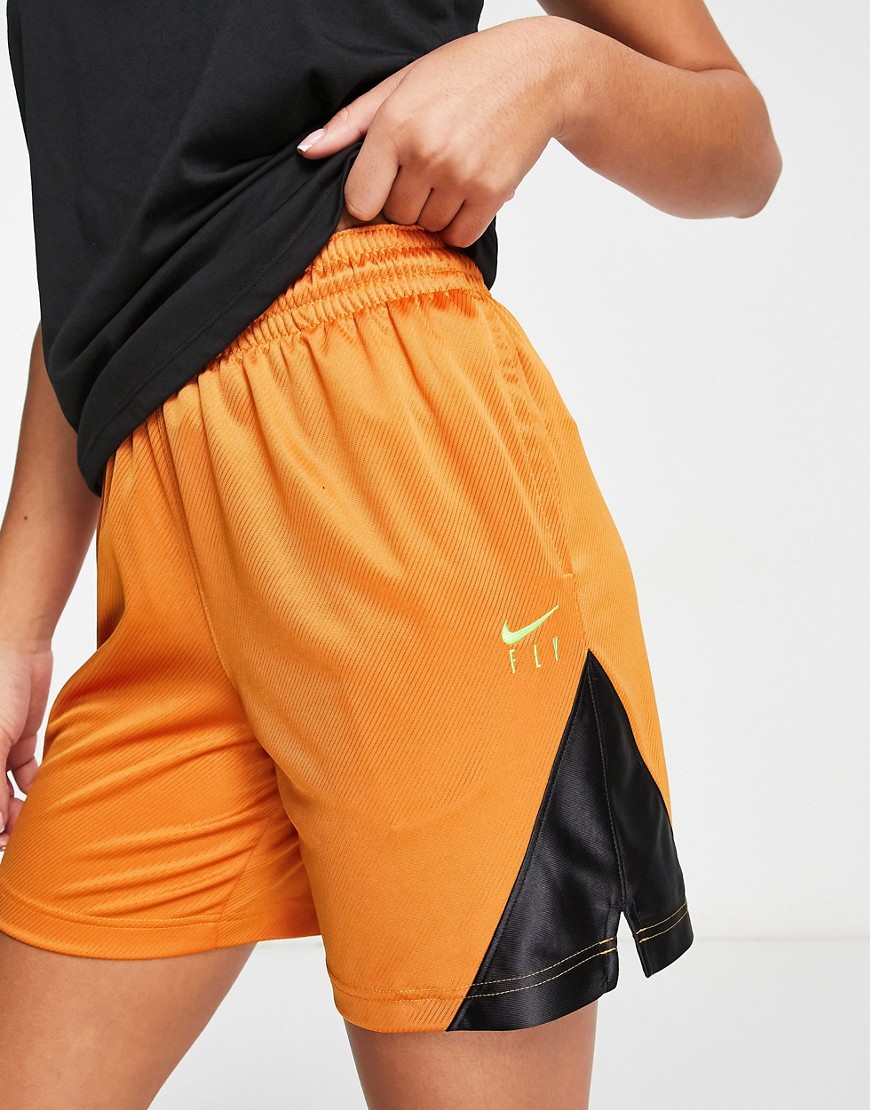 Nike Basketball Dri-Fit Isofly shorts in brown