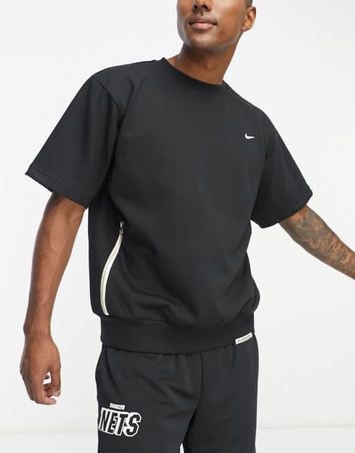 Nike Basketball Dri-Fit ISS Sweat T-Shirt in Black