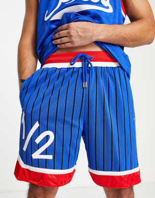 NIKE LIL PENNY BASKETBALL SHORTS バスパン NEW Nike 1/2 Basketball Shorts Pinstripe Size Small Lil Penny