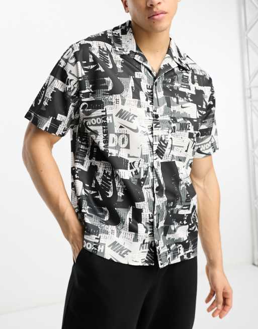 Nike Basketball - Dri-FIT - Overhemd met print in grijs