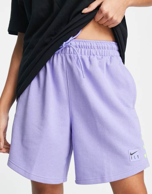 Purple nike store dri fit shorts