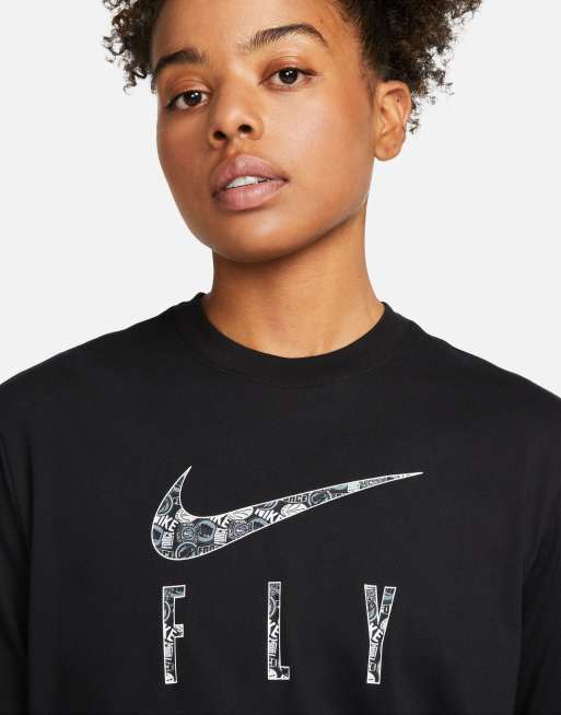 Nike Women's Basketball Dri-FIT Swoosh Fly Boxy T Shirt