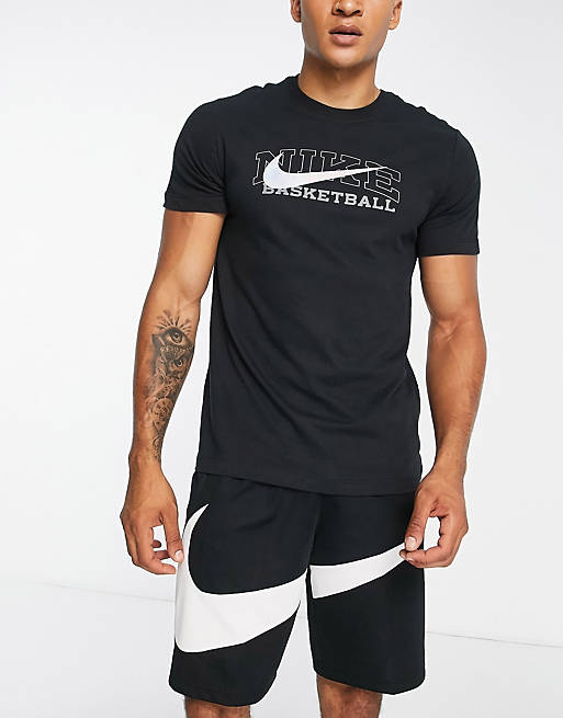 Nike Basketball Dri-FIT Swoosh t-shirt in black