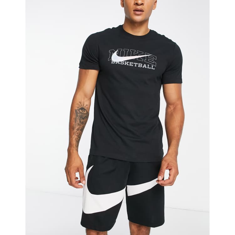 Nike Dri-FIT Swoosh t-shirt black | ASOS