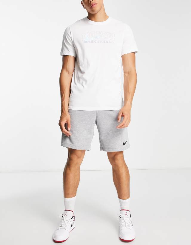 Nike Basketball Dri-FIT Swoosh t-shirt in white