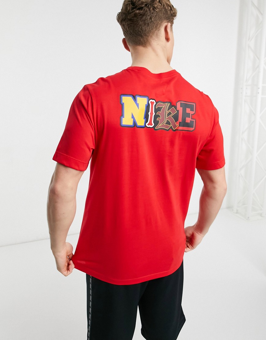 Nike Basketball Dry t-shirt in red