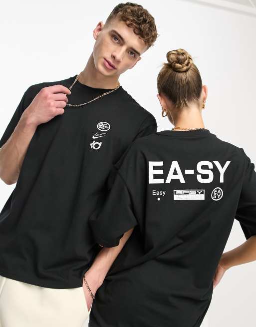 Nike Basketball – Durant EA-SY – Svart t-shirt i unisex-modell