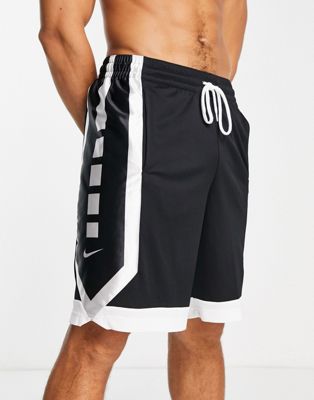 Nike Basketball Elite Dri-FIT side graphic shorts in black - ASOS Price Checker