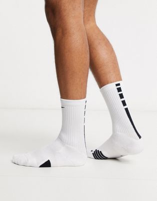nike pro socks white