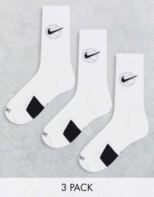 Lot De 3 Paires De Chaussettes Blanc Nike - Homme