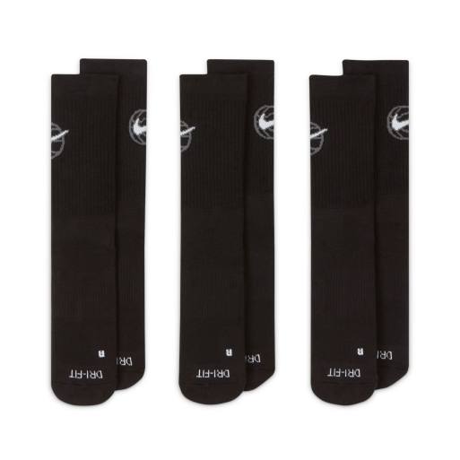 Nike Basketball – Everyday – Unisex – Svarta strumpor, 3-pack, 4 av 4