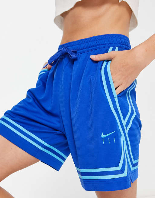 Nike Basketball Fly crossover shorts in blue