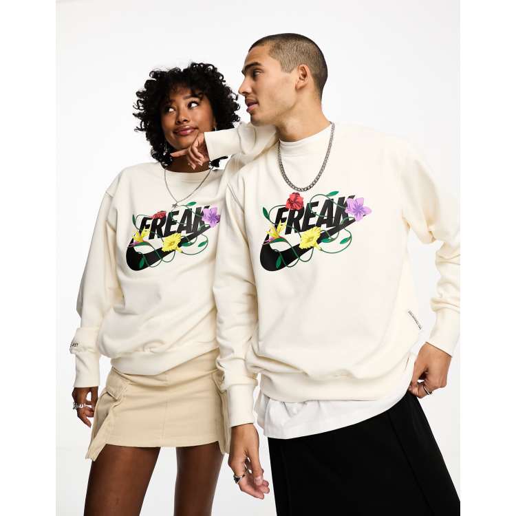 Nike floral sweatshirt best sale