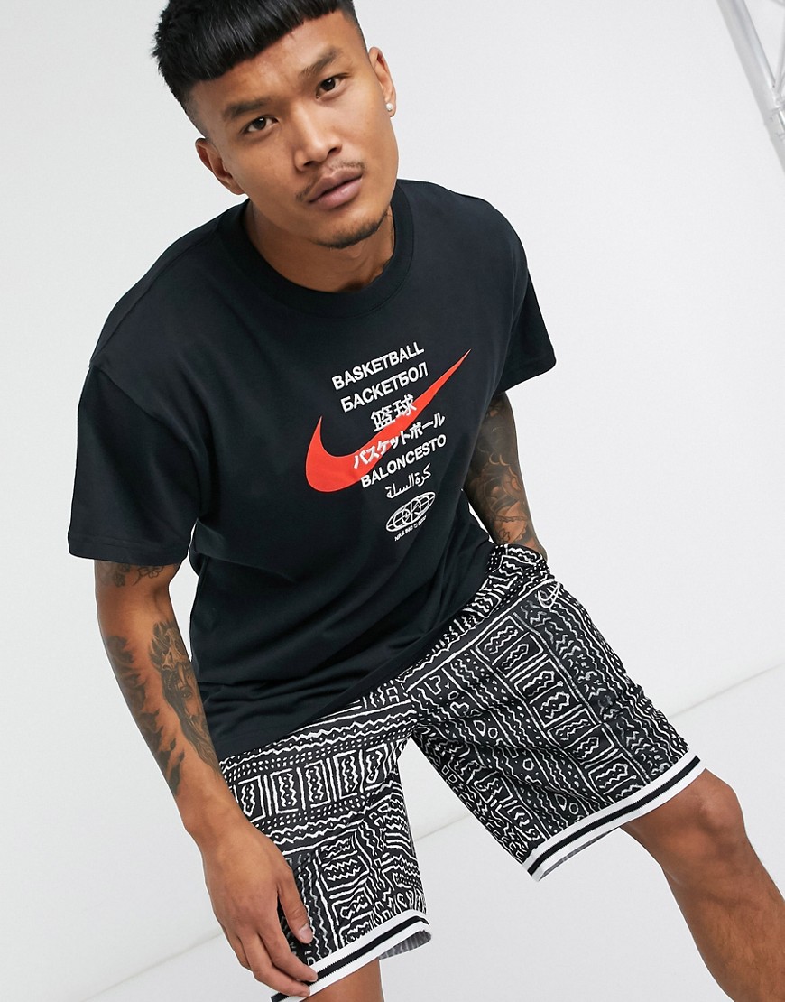 Nike Basketball - Global Content - T-shirt met logo in zwart
