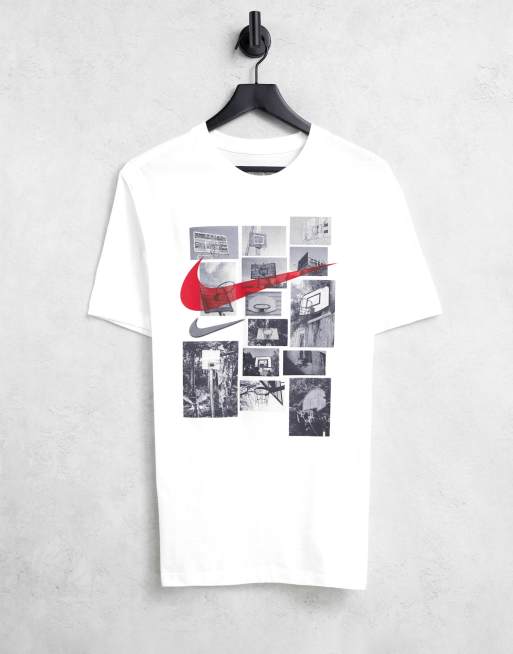 White nike outlet graphic tee