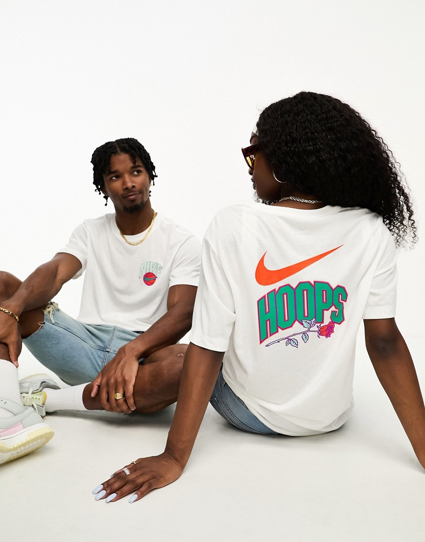 Nike Basketball Hoops unisex JDI Dri-Fit unisex t-shirt in white