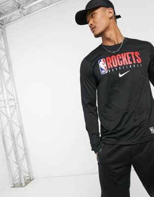 Nike NBA Youth (8-20) Houston Rockets Practice Long Sleeve T-Shirt