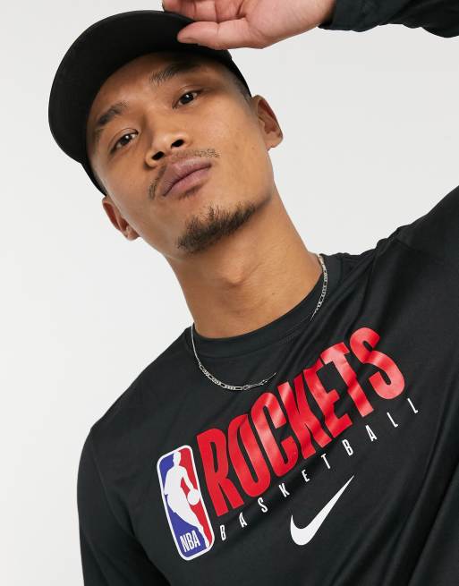 New Era Houston Rockets NBA Black T-Shirt