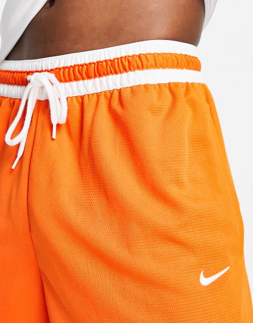 White and orange nike shorts sale