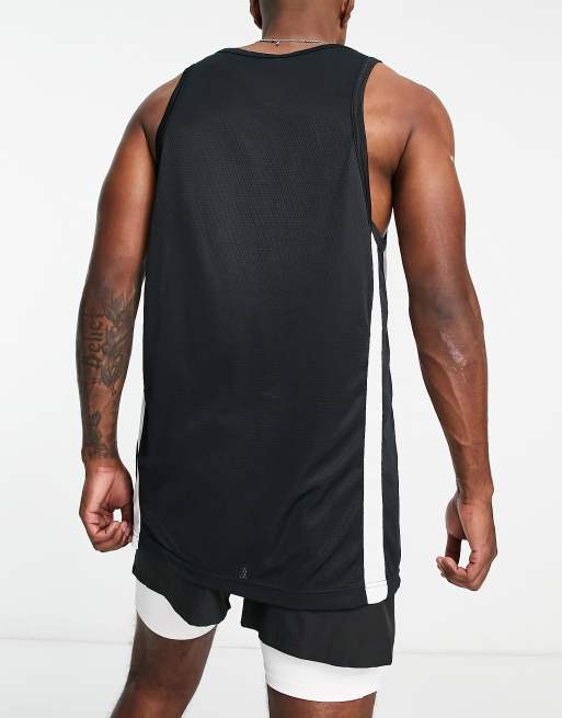 Nike Basketball – Icon – Tanktop in Schwarz mit Swoosh-Logo, 4 von 4
