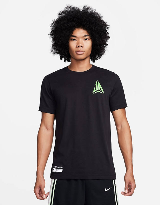 Nike Football - Nike Basketball Ja Morant Dri-Fit graphic t-shirt in black