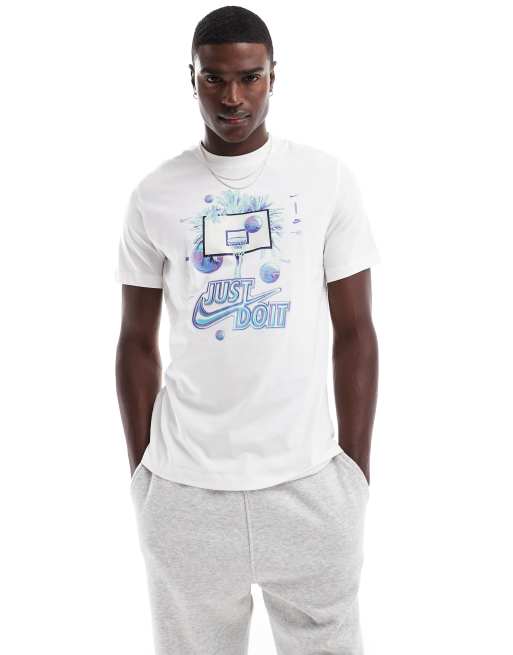 Nike Basketball JDI T shirt in white