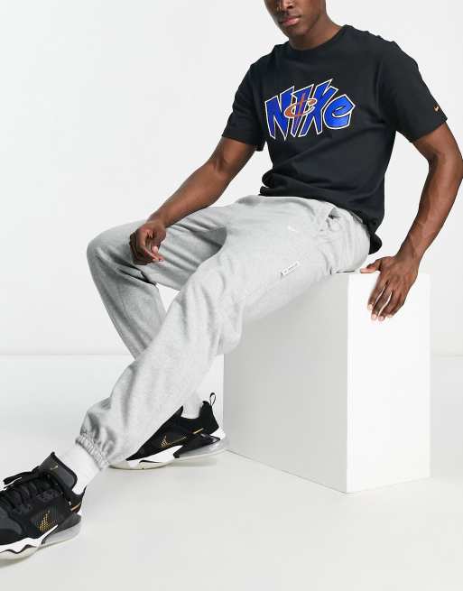 Nike Basketball - Jogger classique en tissu Dri-FIT - Gris, 4 de 4