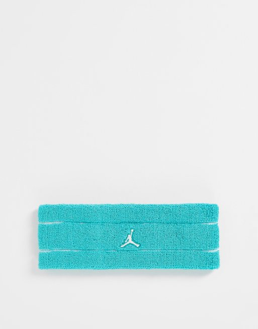 Nike Basketball – Jordan – Miętowozielona dresowa opaska na głowę z tkaniny frotté
