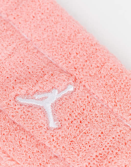 Nike Basketball – Jordan – Rosa svettband i frotté, 3 av 4
