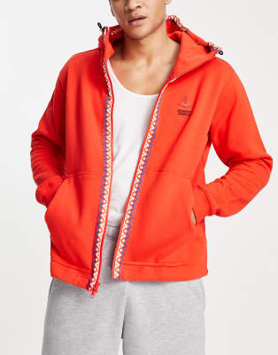 red nike elite hoodie