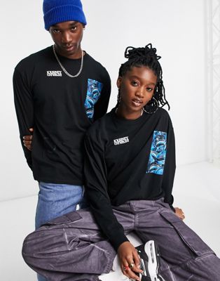 Nike Basketball Kyrie Irving Journey Reward unisex graphic long sleeve t-shirt in black - ASOS Price Checker
