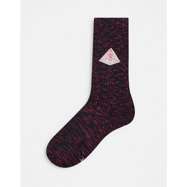 Nike Basketball Kyrie Irving Multiplier unisex socks in red twist