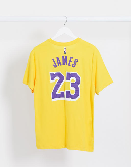 T shirt lebron james uomo clearance giallo