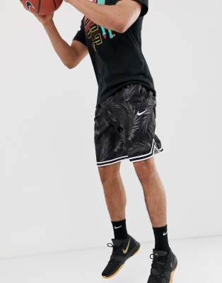 nike leaf print shorts