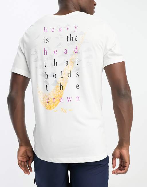 NIKE LEBRON JAMES DRI-FIT TEE WHITE for £30.00