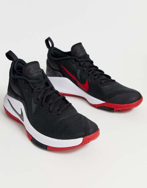 Lebron witness 2 black on sale red