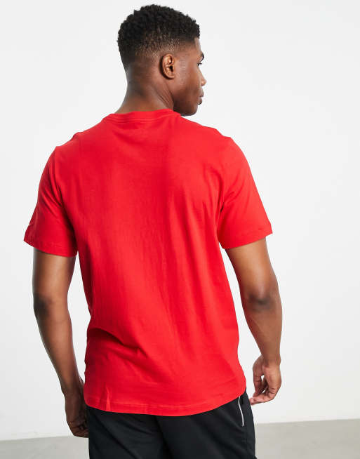 Nike Basketball Lil Penny HBR logo T-shirt in red | ASOS