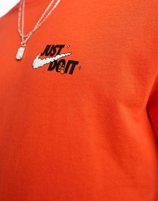 Nike Basketball long sleeve t-shirt with back print in red, 3 of 4