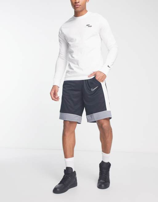 Nike Basketball long sleeve t-shirt with back print in white | ASOS