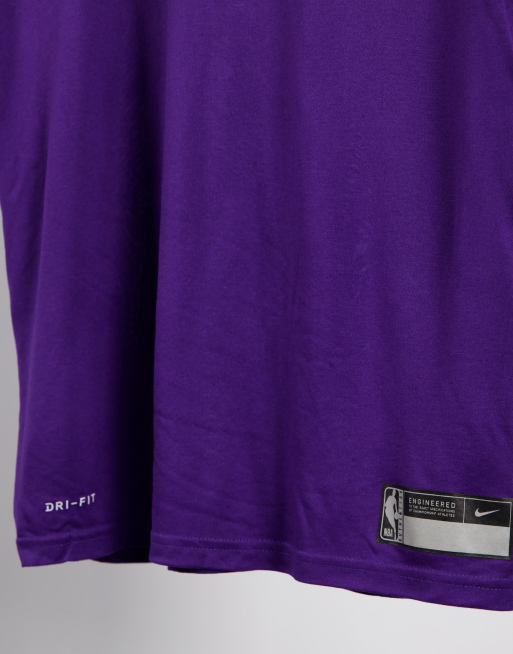 NIKE NBA LOS ANGELES LAKERS DRI-FIT THE TEAM'S PRACTICE TEE COURT PURPLE  price €29.00